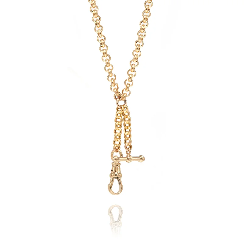 Necklaces and pendants with ocean-inspired designs for a refreshing, beachy feel-Albert Chain with Dog Clip Clasp