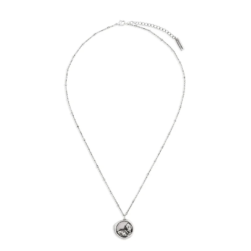 Best necklaces and pendants with floral designs for a feminine and elegant feel-Demdaco Dear You Necklace With Courage Charm, 17.5"