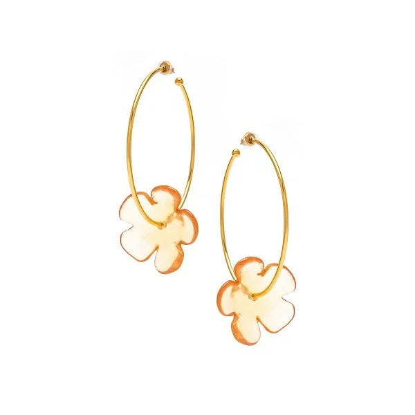 Hoop earrings with dangling charms for a playful and fun look-Camilla