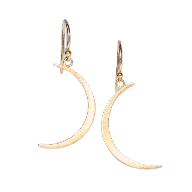 Best hoop earrings with infinity designs for a timeless and meaningful symbol-<!--ER822-->crescent drops