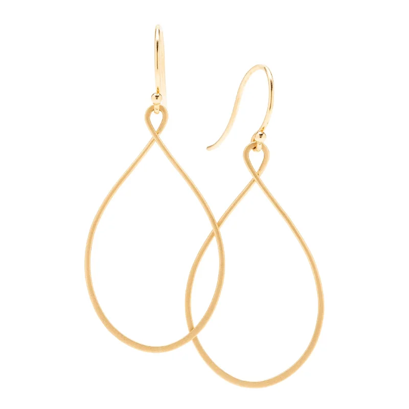 Best hoop earrings with butterfly motifs for a playful and whimsical appearance-<!--ER919--> teardrop keyhole earrings