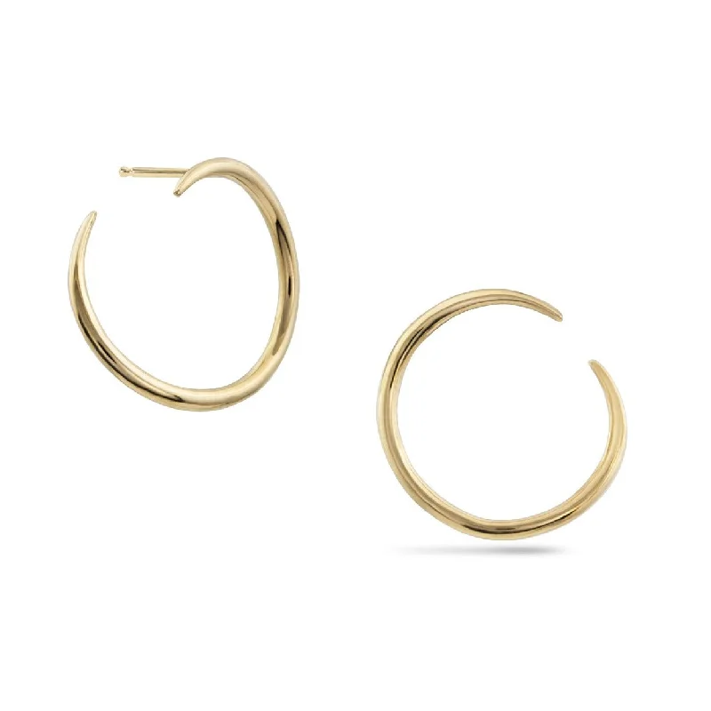 Best hoop earrings with snake chain details for a sleek and modern touch-Esme Loop Earrings