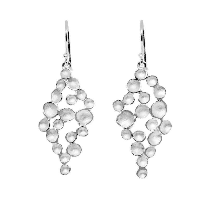 Hoop earrings with pearl accents for a chic and classic style-Marquise Champagne Earrings