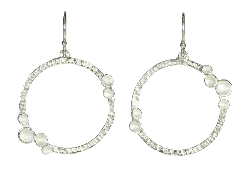 Hoop earrings with circle designs for a classic and timeless shape-Medium Satellite Earrings