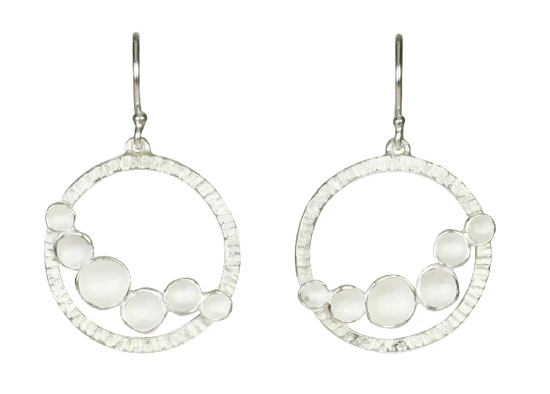 Hoop earrings with polished metal for a shiny and high-quality finish-Small Satellite Pod Earrings