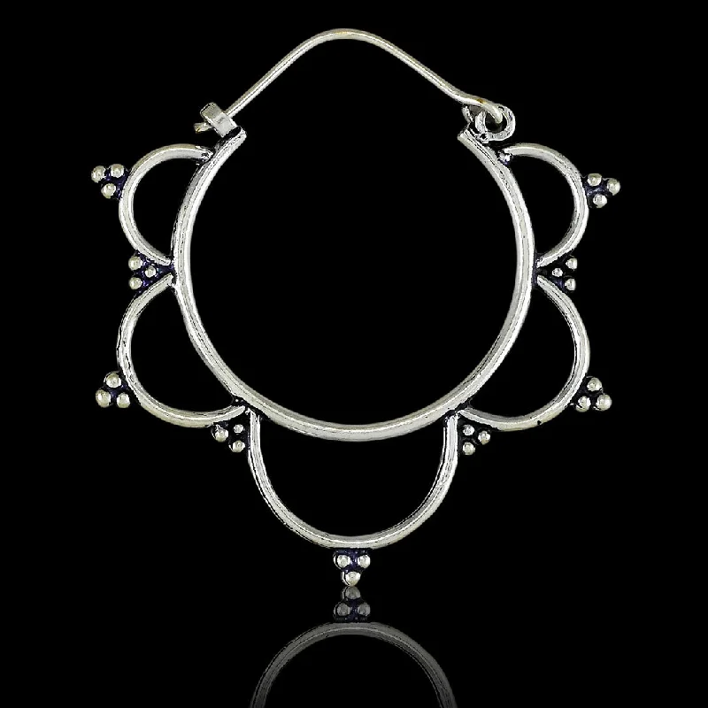 Best hoop earrings with oval shapes for a unique and elongated design-<span>ASE-039<span>: </span></span>Kalini Hoops