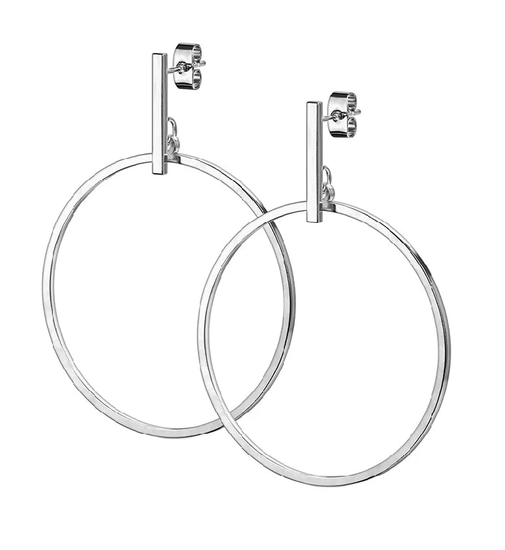 Hoop earrings with hearts for a sweet and romantic gesture-Spherical Hanging Earrings