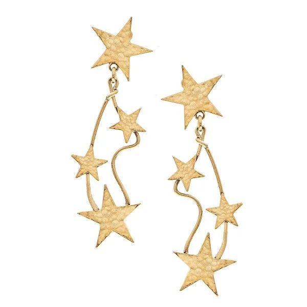 Hoop earrings with satin finishes for a smooth and elegant appearance-Starit