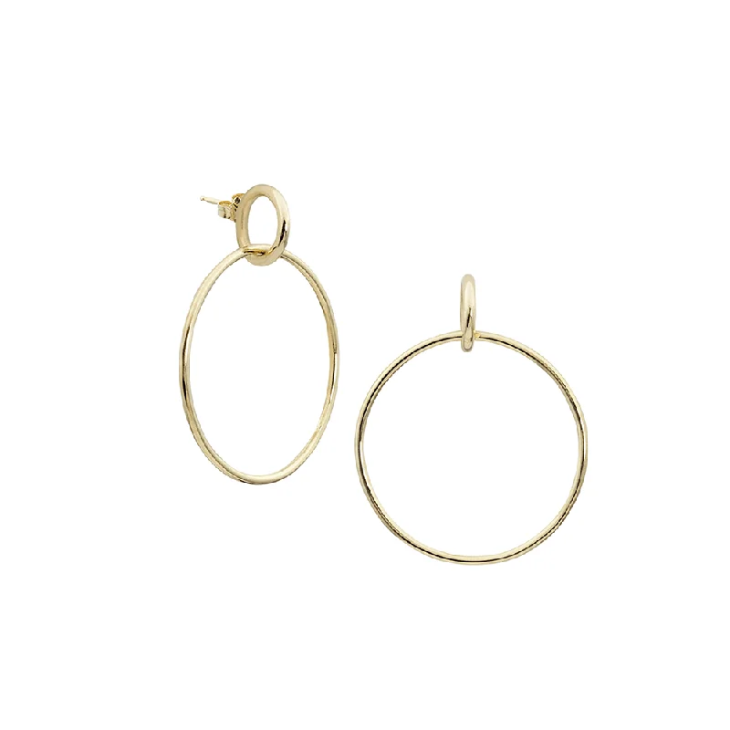 Hoop earrings with luxe velvet finishes for a rich and luxurious touch-VITA HOOPS