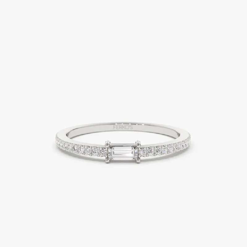 14K White Gold