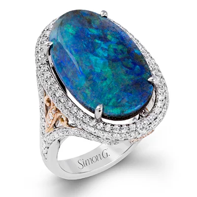 Rings with tourmaline gems for bold hues -Color Ring in 18k Gold with Diamonds