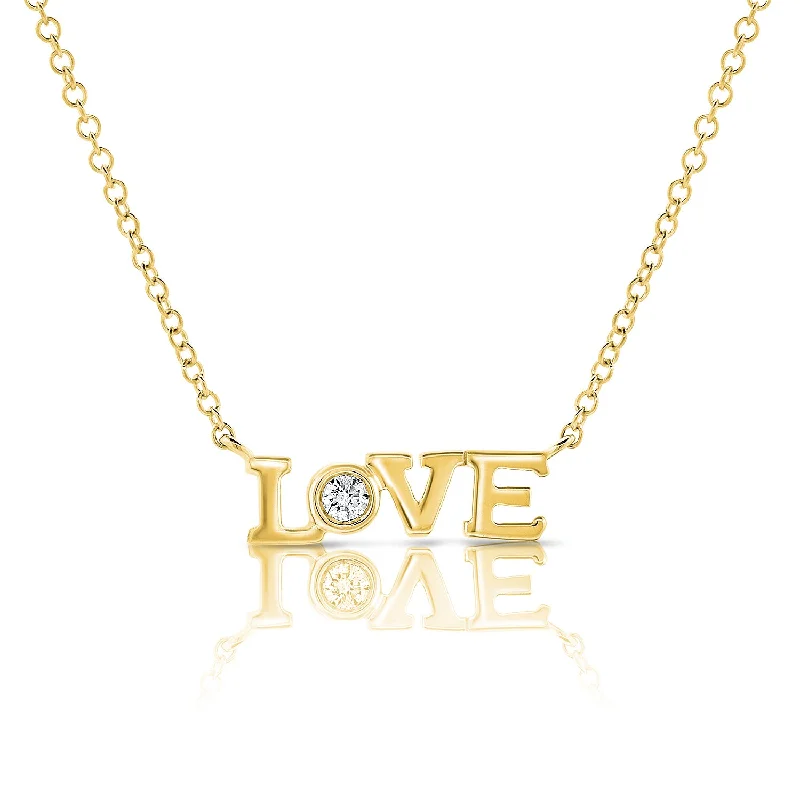 Necklaces and pendants with matching rings for a coordinated set of jewelry-14K Hearts & Love Pendant