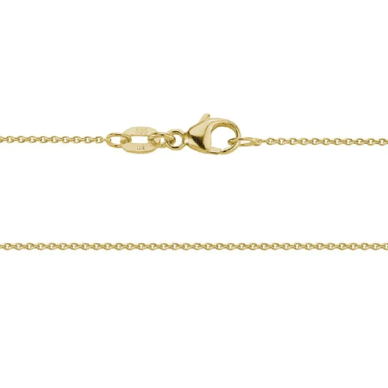 Unique necklaces and pendants with engraved messages for a sentimental gift-14k Yellow Gold Cable Chain, 20"