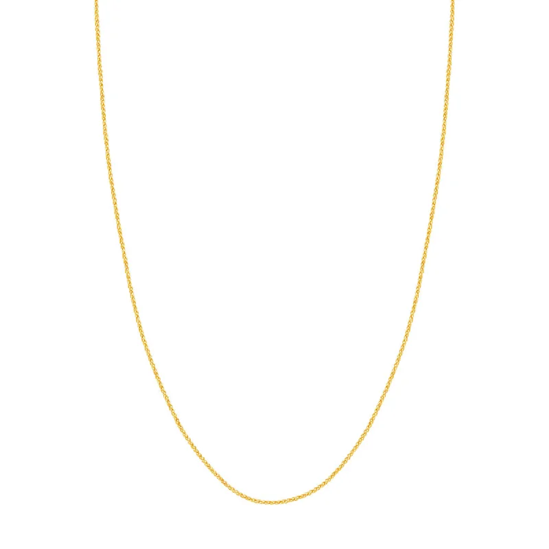 Necklaces and pendants with pearls for a classic and sophisticated touch-14Y Wheat Chain 1.65mm 16" Lobster Clasp