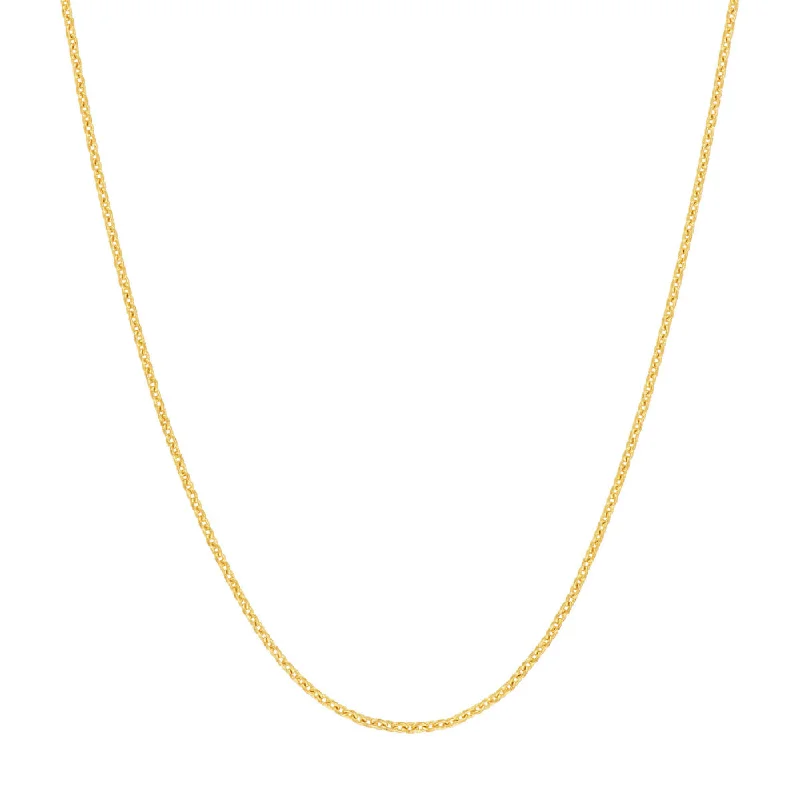 Elegant necklaces and pendants with diamond accents for added sparkle-18Y Cable Chain .7mm 18" Lobster Clasp