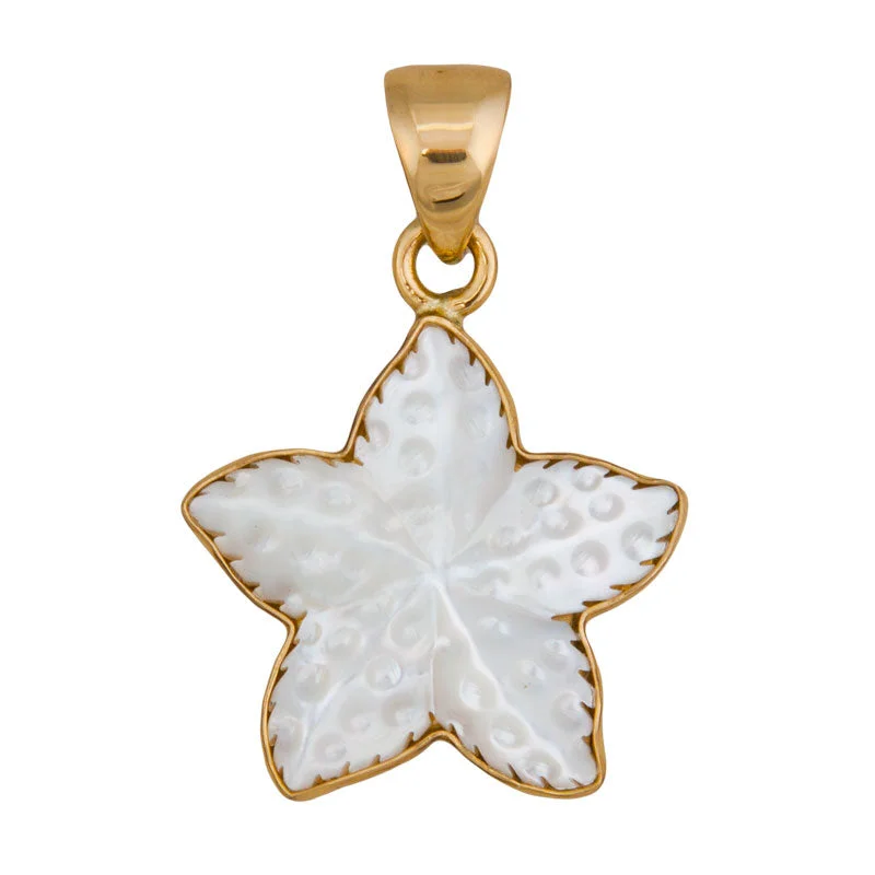 Best necklaces and pendants with butterfly wings for a delicate, graceful style-Alchemia Mother of Pearl Starfish Pendant